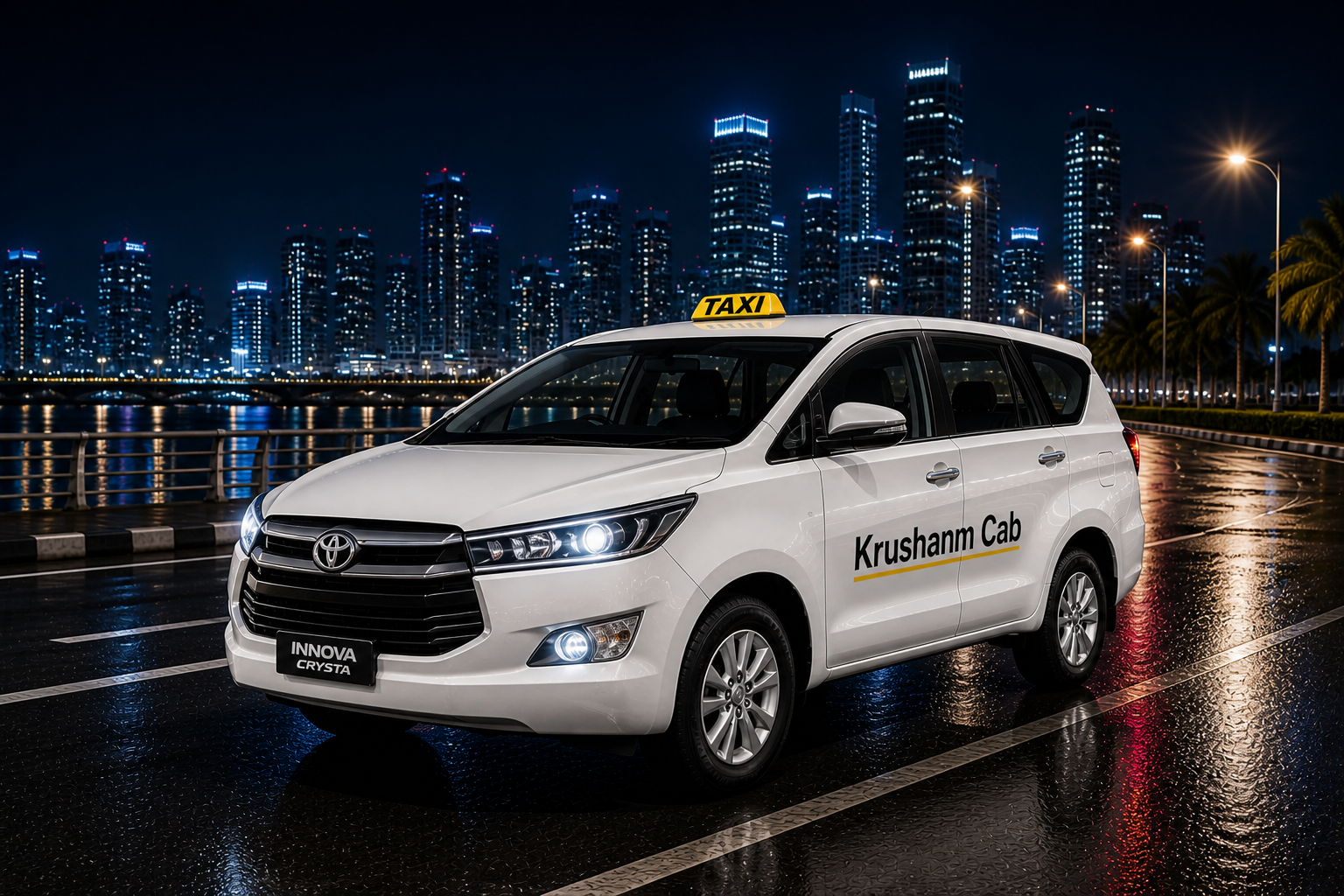 Innova Crysta cab in Rajkot